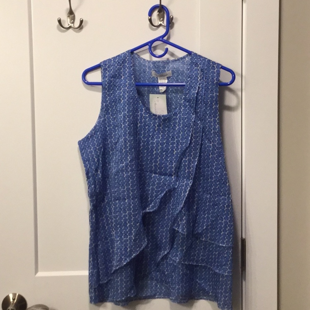Karen Hart Flowy Tank Top Blouse